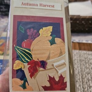 Meadow Creek Autum Harvest Flag Indoor/Outdoor 28" x 40"